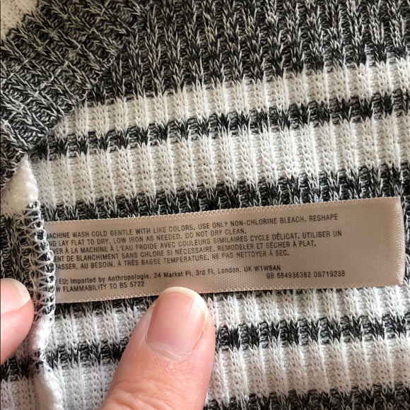 Anthropologie Moonlight Stripe Poncho - Picture 4 of 8